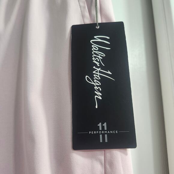 Walter Hagen Men's Soft Pink Flat Front Shorts - Picture 5 of 14